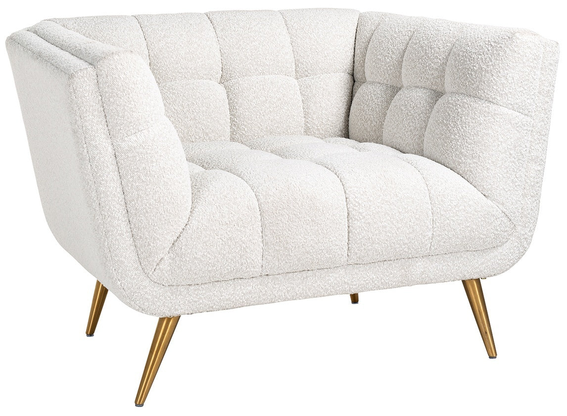 Richmond Interiors Huxley Fauteuil Wit Bouclé