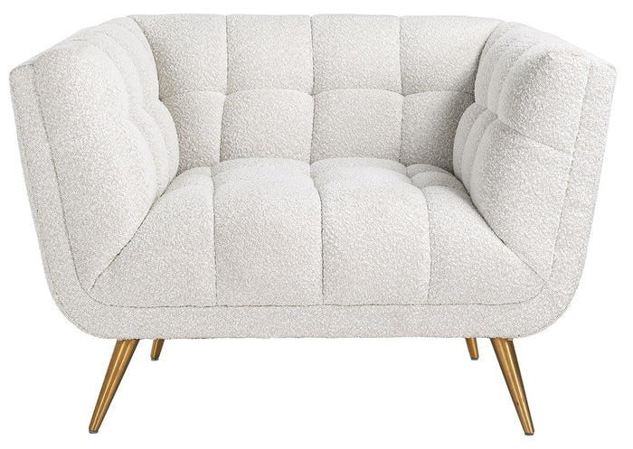 Richmond Interiors Huxley Fauteuil Wit Bouclé