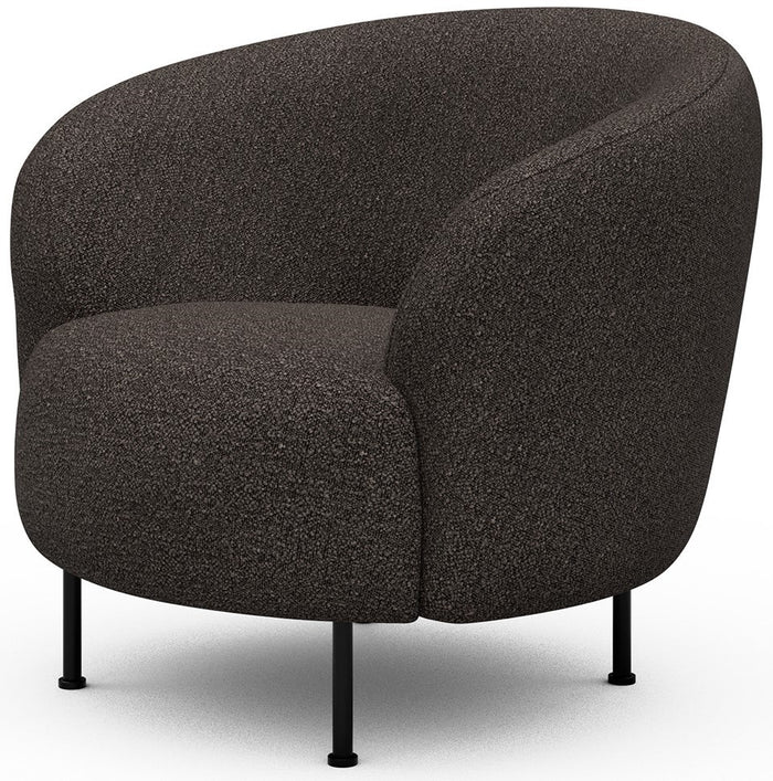 Kragelund Gran Fauteuil Taupe Bouclé Cirkel-Poot