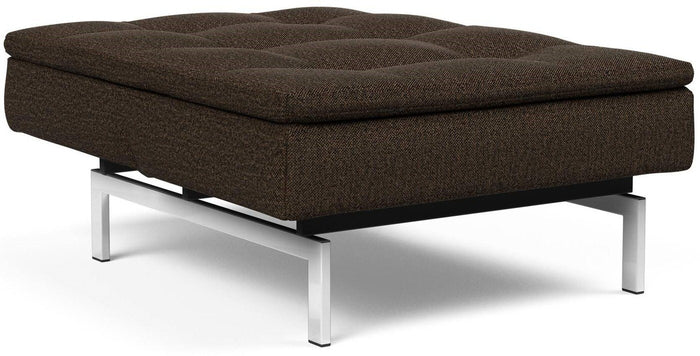 Innovation Dublexo Slaapstoel Taura Chocco | Chrome