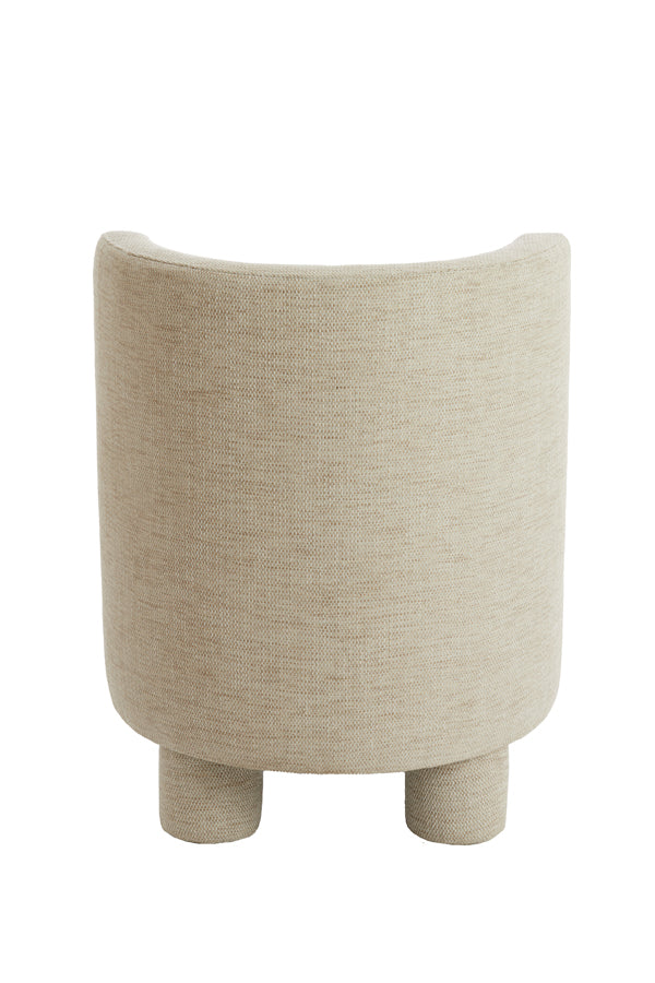 Light & Living - Stoel KAMOVA - Ø65x78cm - Bruin