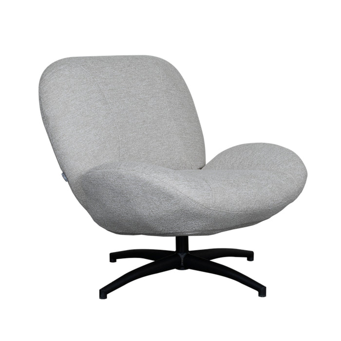 LABEL51 - Fauteuil Clayton - Naturel Canyon - Zwart Metaal