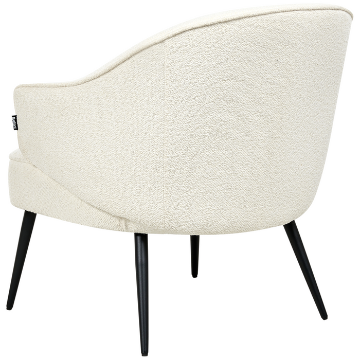 Beliani - KAYLA - Fauteuil - Off-white - Bouclé