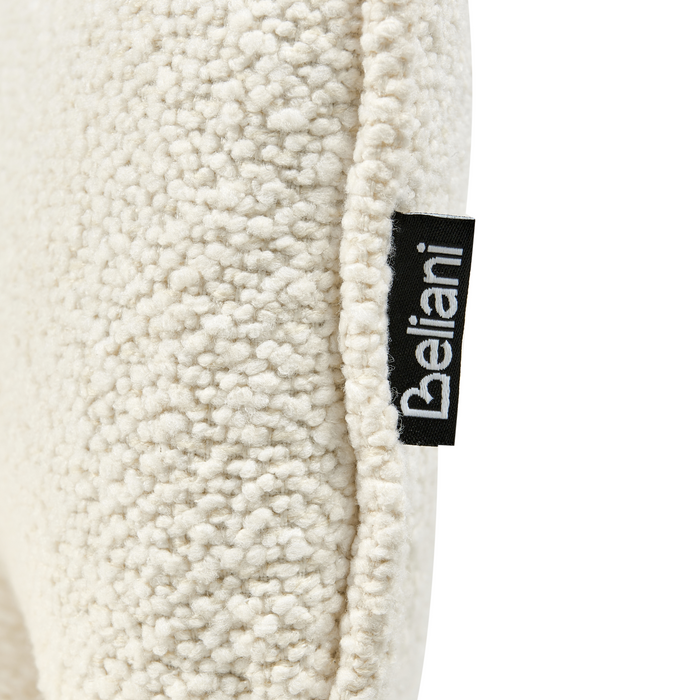 Beliani - KAYLA - Fauteuil - Off-white - Bouclé