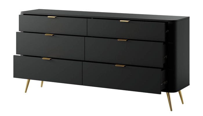 NADUVI Collection Dressoir Olivia 6 lades