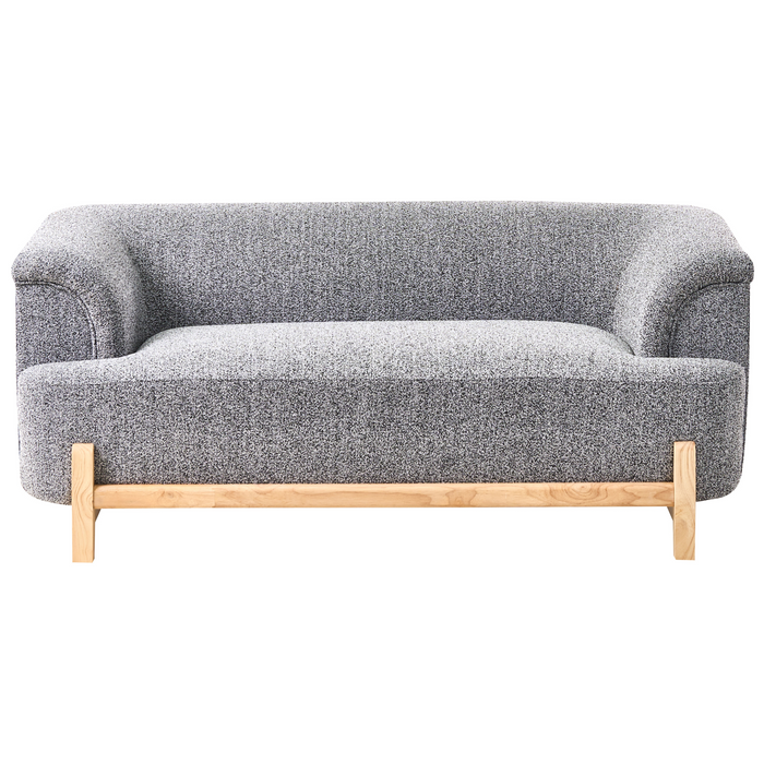 Beliani - ALNOR - Tweezitsbank - Donkergrijs - Polyester