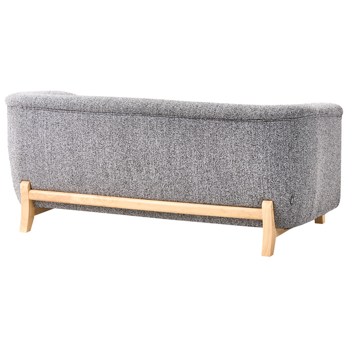 Beliani - ALNOR - Tweezitsbank - Donkergrijs - Polyester