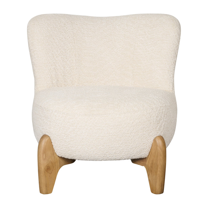 Fauteuil Bara - Beige|Creme - Textiel - 74x80x77cm (BxHxD)