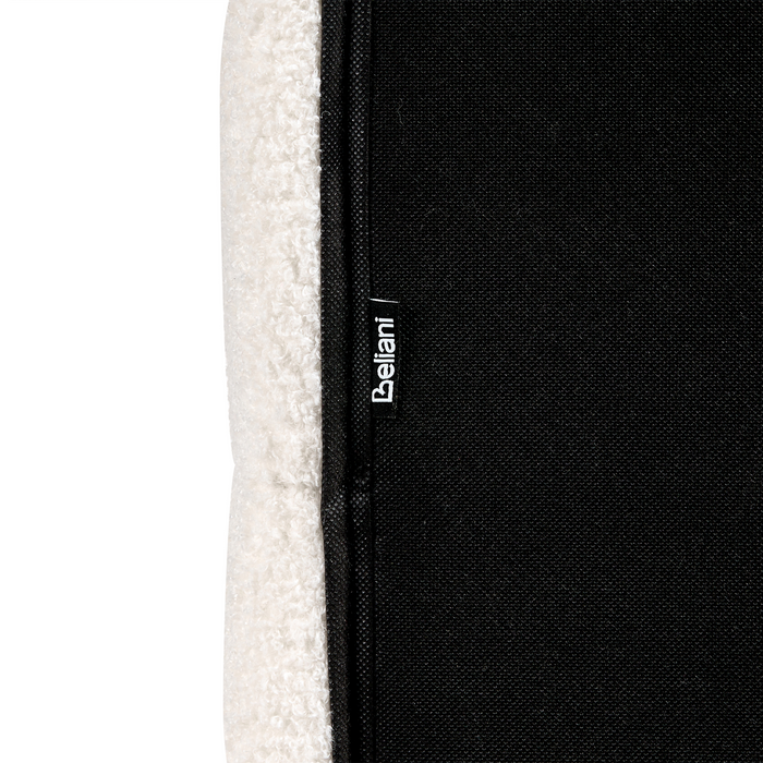 Beliani-CRESSAT-Tweepersoonsbed-Off-white-160 x 200 cm-Bouclé