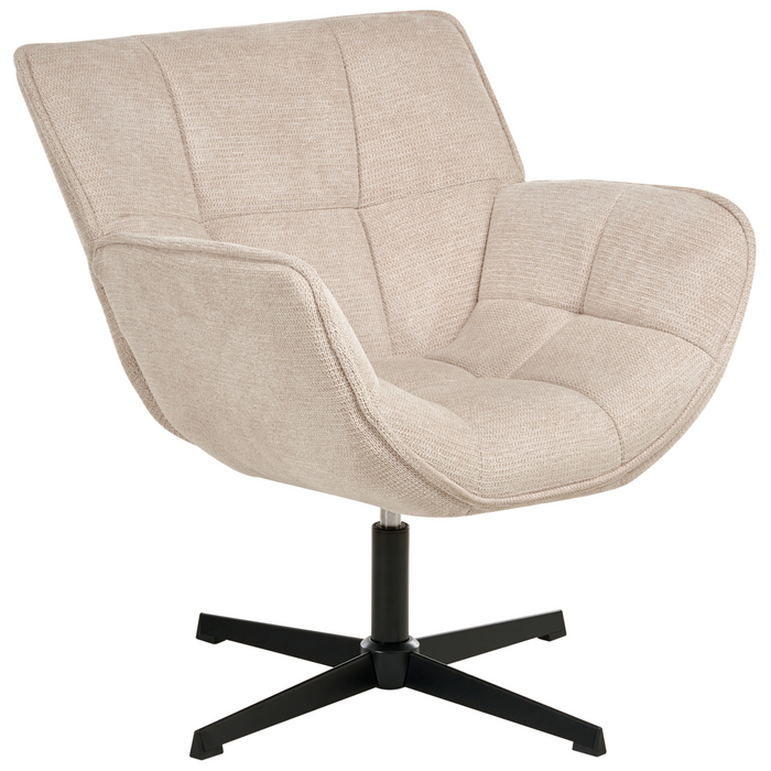 Beliani - AUMA - Fauteuil - Beige - Polyester