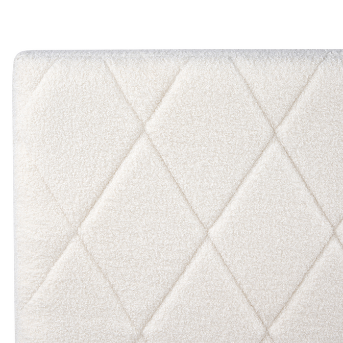 Beliani-ROCHEFORT-Bed opbergruimte-Gebroken wit-140 x 200 cm-Bouclé