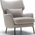 Sits Alex Fauteuil Velvet Lichtgrijs