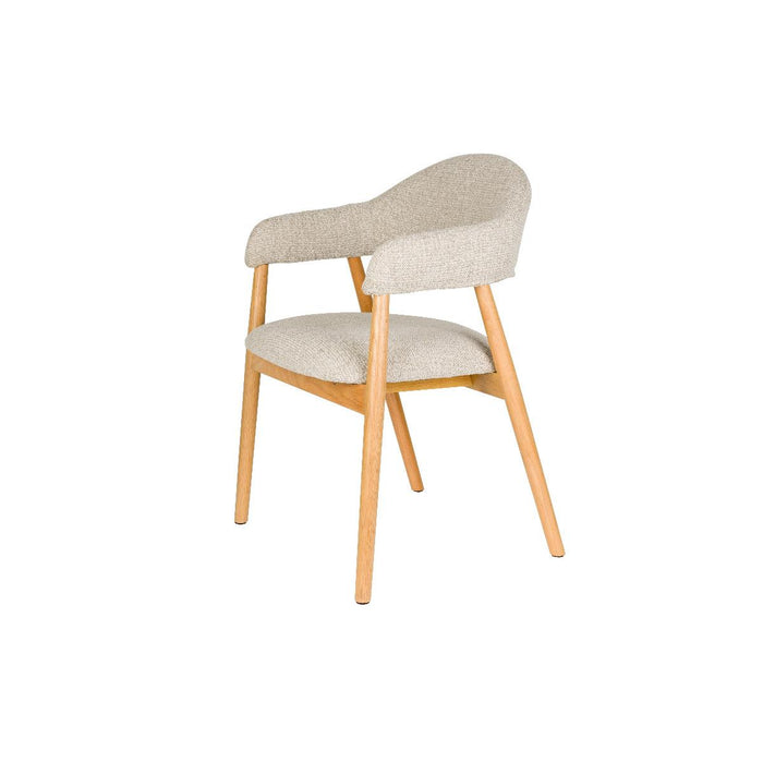 Puur Clay fauteuil hout - lichtbruin