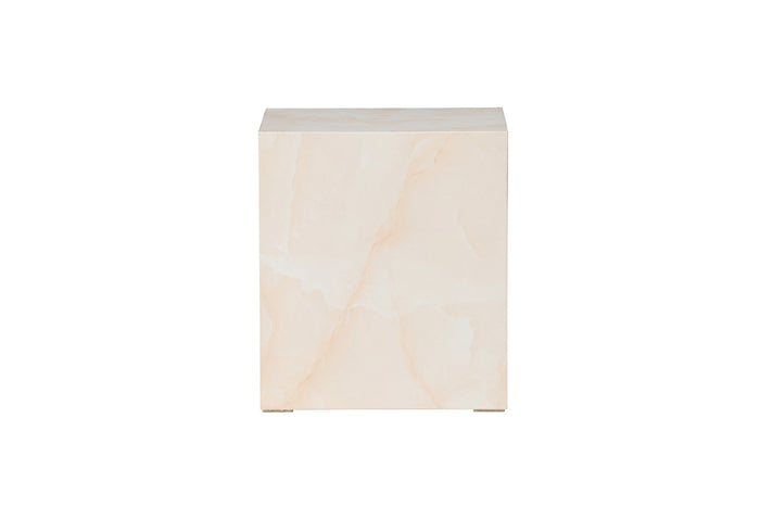 Fjôrd - Salontafel Vierkant - Beige - 40x40x45cm - York