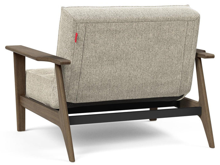 Innovation Splitback Fauteuil Gebroken Wit | Gerookt Eiken