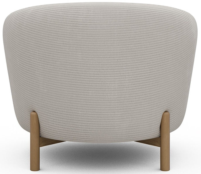 Kragelund Gran Fauteuil Ivory Corduroy | Eiken