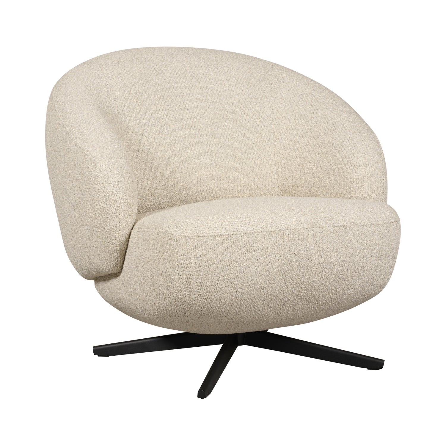 Fauteuil Chance - Beige|Creme - Textiel | Metaal
