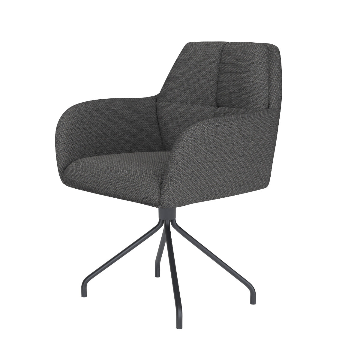 Puur Dannie draaistoel metaal spider - grijs