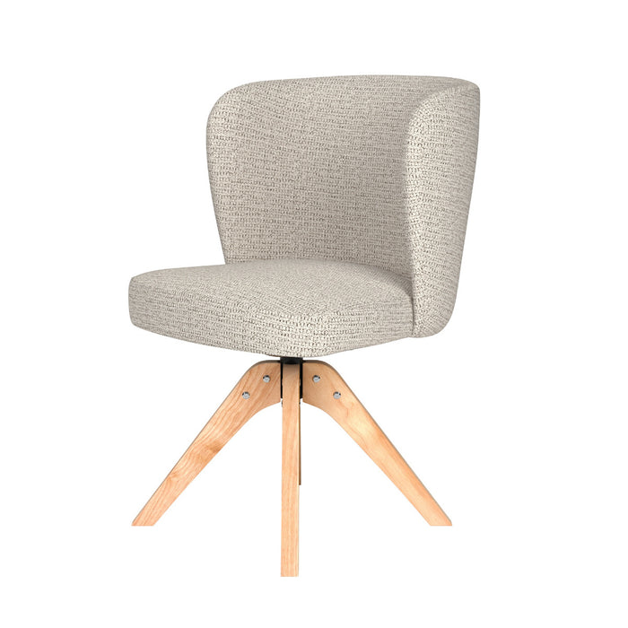 Puur Jude draaistoel hout - off-white