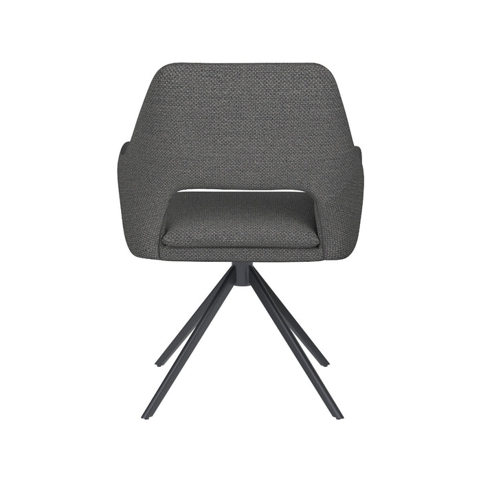 Puur Lana draaistoel metaal - grijs