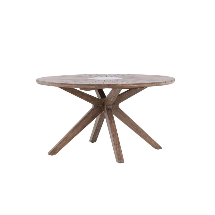 Svea - Tatiana ronde tuintafel - ø140 cm - naturel