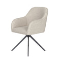 Puur Joanne draaistoel metaal - off-white