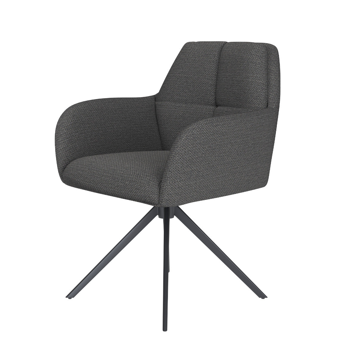 Puur Dannie draaistoel metaal - grijs