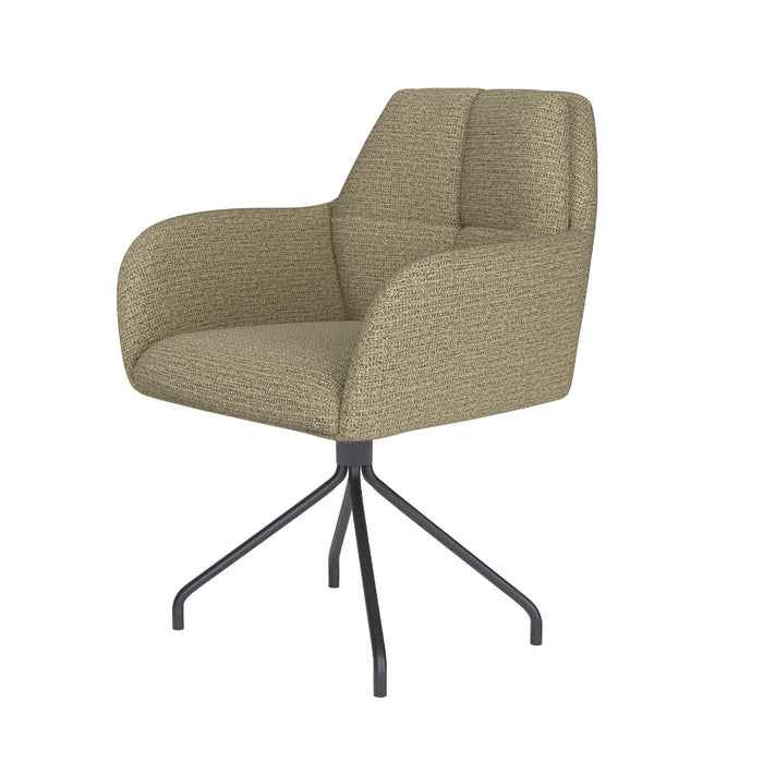 Puur Dannie draaistoel metaal spider - groen