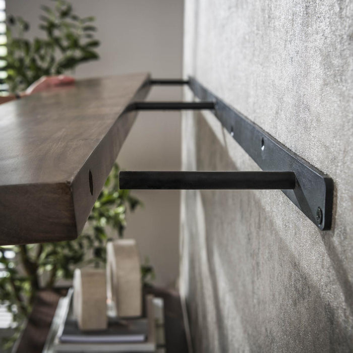 Fraaai Marino wandplank - 120 cm - acaciahout - bruin