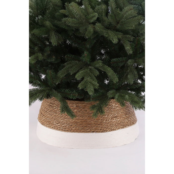 Mica Decorations Kerstboomrok H26 x Ø58 cm Zeegras Gebroken Wit