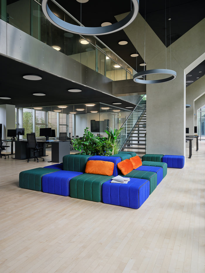 Curt-Set 3 - e.g. Flexibele bank - Jet - 9803 (Grijs)