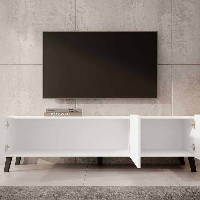 Meubella - TV-Meubel Pepinos 2 - Wit - 150 cm