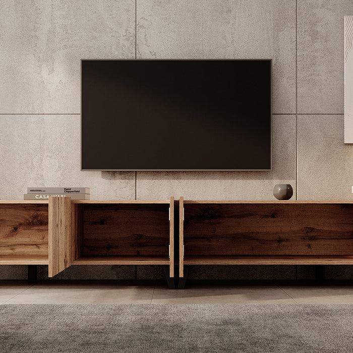 Meubella - TV-Meubel Pepinos 2 - Eiken - 300 cm