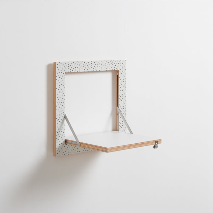 Fläpps plank 40x40-1 - Watercolor Dots door Kind of Style