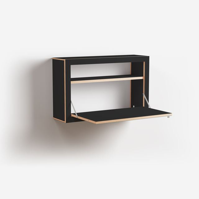 Fläpps Doos bureau 80x50x20 - Zwart
