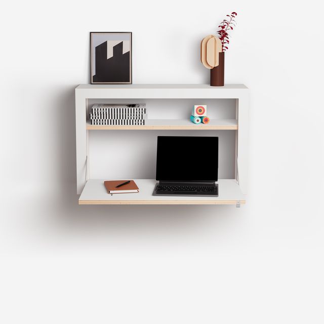 Fläpps Doos bureau 80x50x20 - Wit