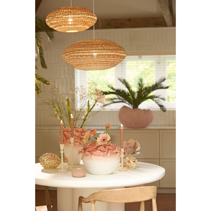 Light&living Hanglamp Ø59,5x28 cm TAWELA rotan naturel+terra