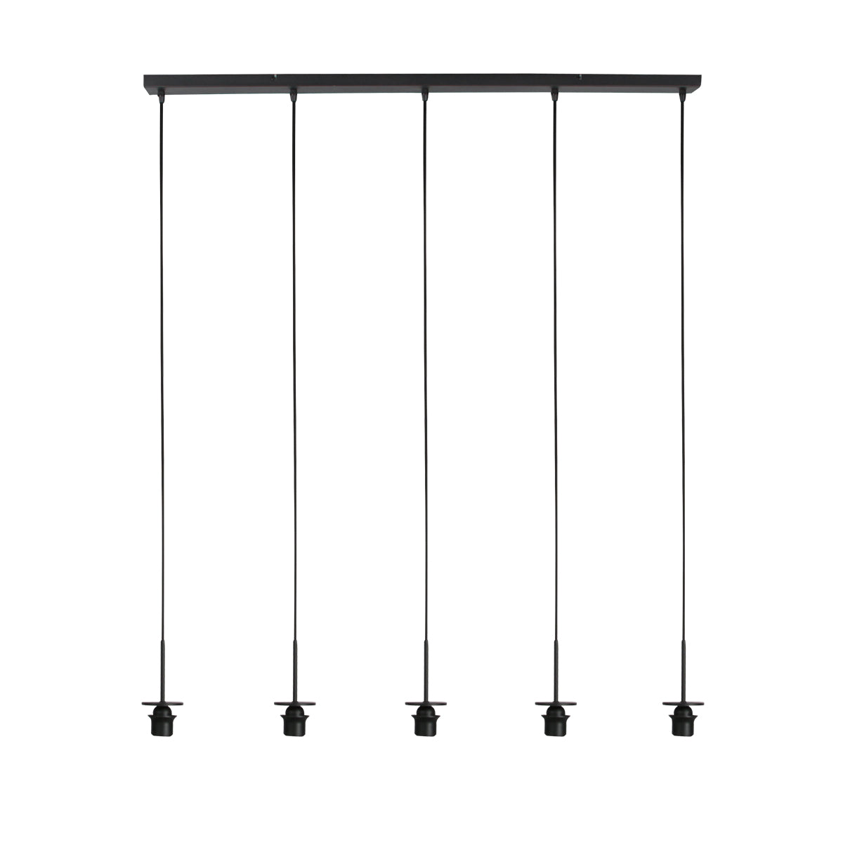 Mexlite - hanglamp - HaloSwap - zwart - glas metaal - losse armatuur