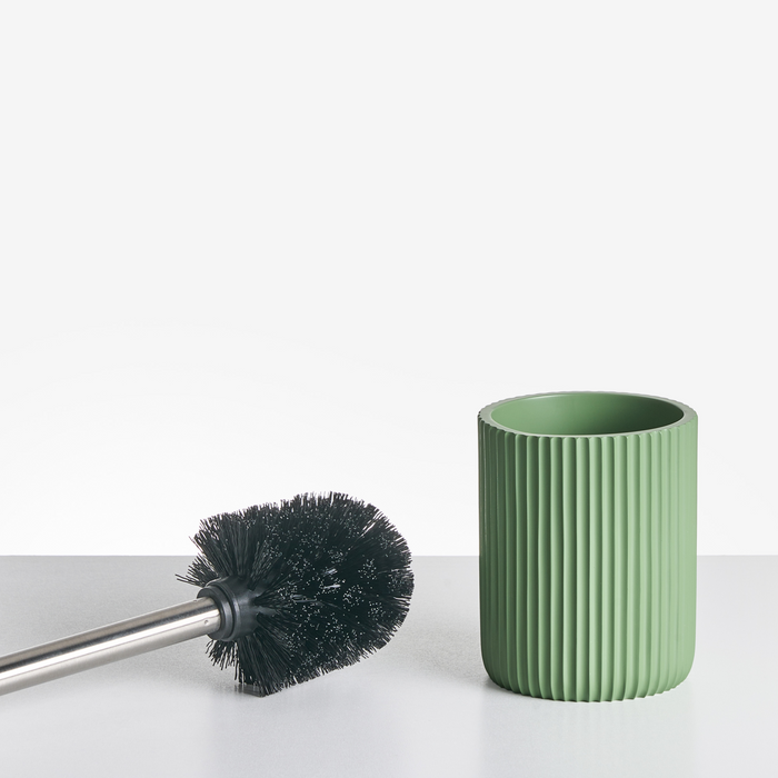 Beliani - CAMANA - Badkameraccessoireset - Groen - Polyresin