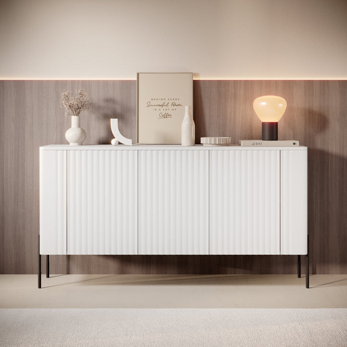 Meubella - Vivi - Dressoir - Wit - 150 cm