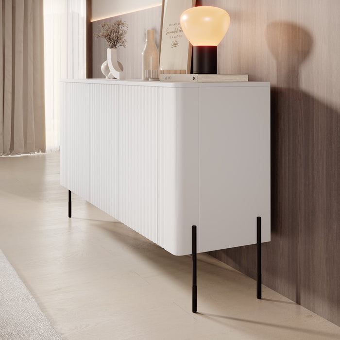 Meubella - Vivi - Dressoir - Wit - 150 cm