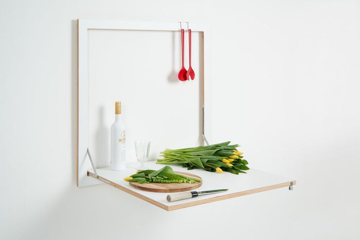 Fläpps Keukentafel 80x80-1 - Wit