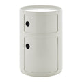 Kartell Componibili Kast Ø 42 cm - 2 Modules - Wit