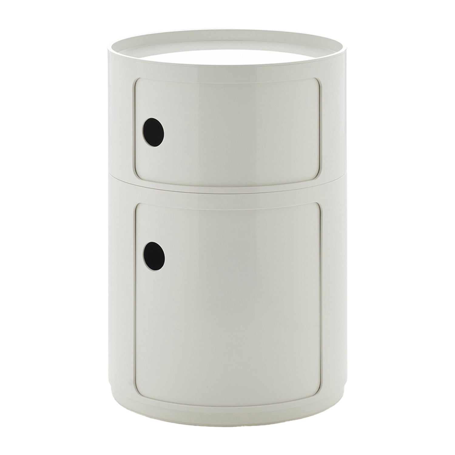 Kartell Componibili Kast Ø 42 cm - 2 Modules - Wit