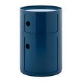 Kartell Componibili Kast Ø 42 cm - 2 Modules - Blauw