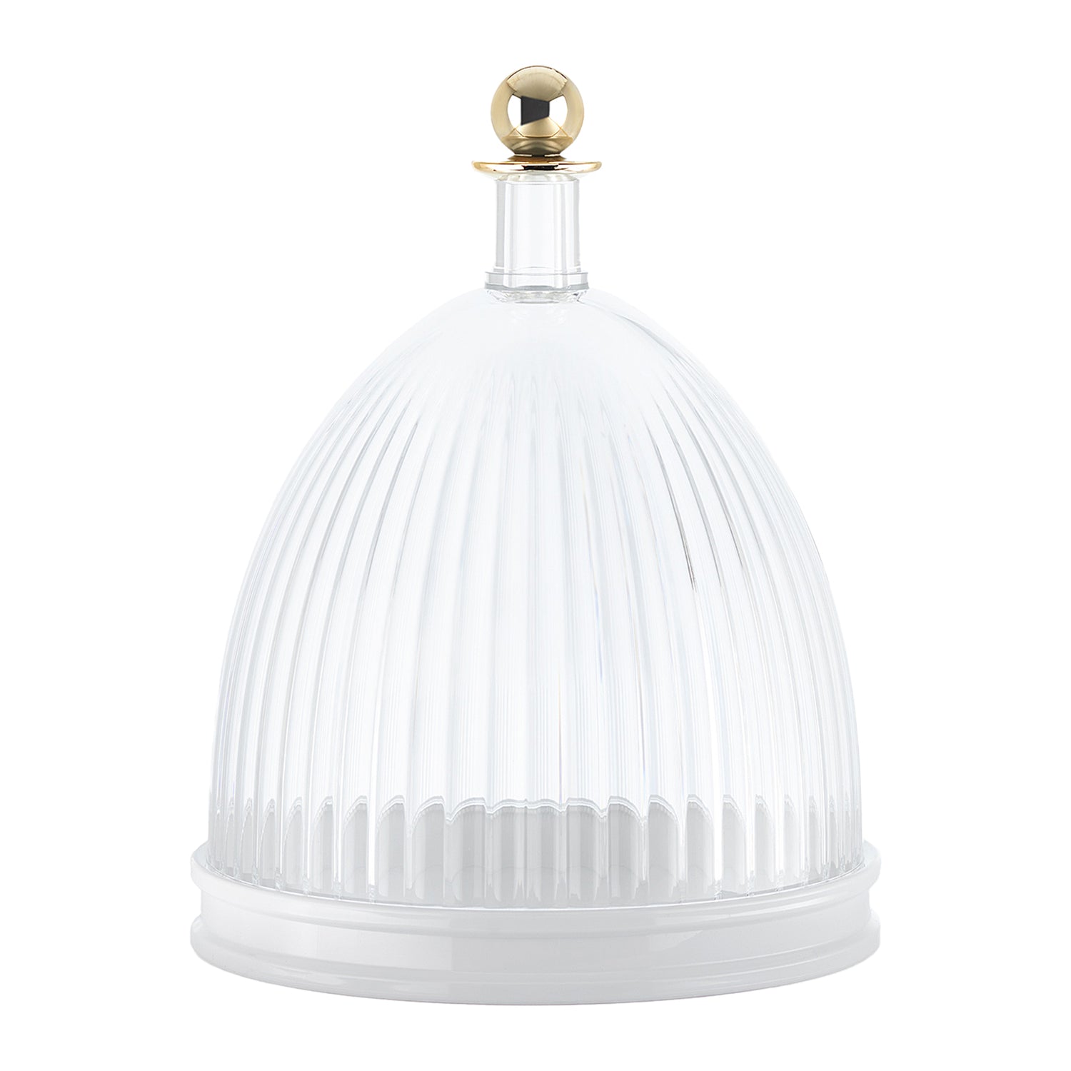 Kartell La Coupole Stolp - Transparent / Wit