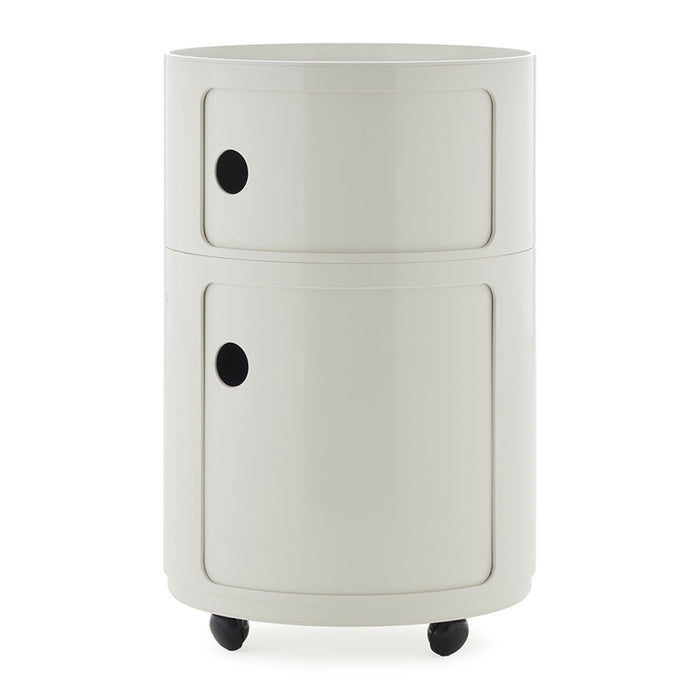 Kartell Componibili Kast Ø 42 cm - 2 Modules - Wit
