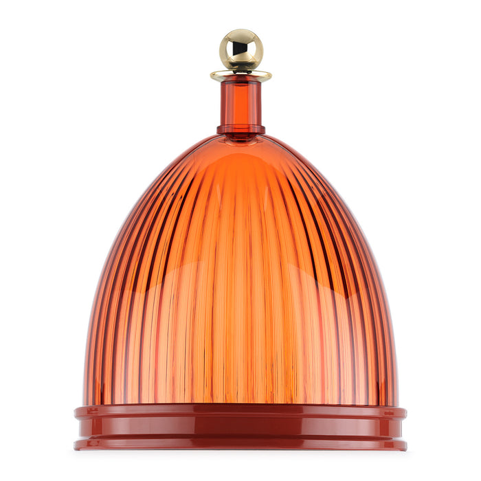Kartell La Coupole Stolp - Amber / Brick Red