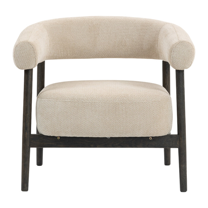 by fonQ Sora Fauteuil - Beige / Walnoot
