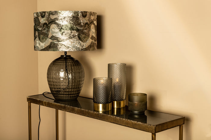 PTMD - Lampenkap Mocca - Groen - 40x40x24cm